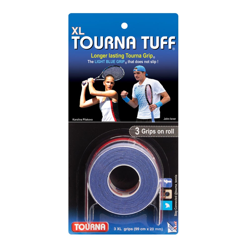 Tourna Tourna Tuff 3 упаковки синего тенниса blau 3er Pack NEU