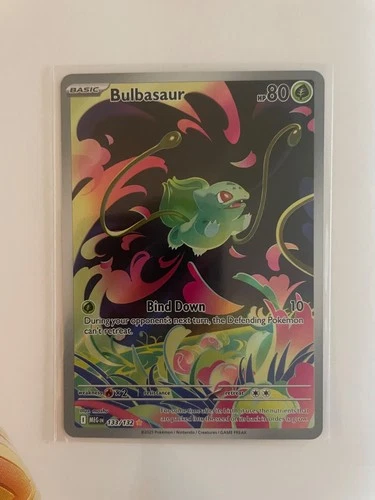2025 Pokemon Mega Evolution Illus. Rare Holo Bulbasaur #133/132