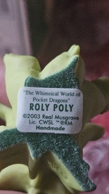 Vintage Taschendrache Roly Poly Figur guter Zustand siehe Fotos