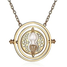 Harry Potter Time Turner Necklace Hermione Hourglass Pendant Gift Halloween US