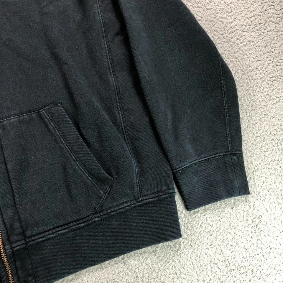 Polo Ralph Lauren Hoodie Mens Extra Large Black Tuxedo Bear Full Zip RL13 Waffle - Image 4 of 4