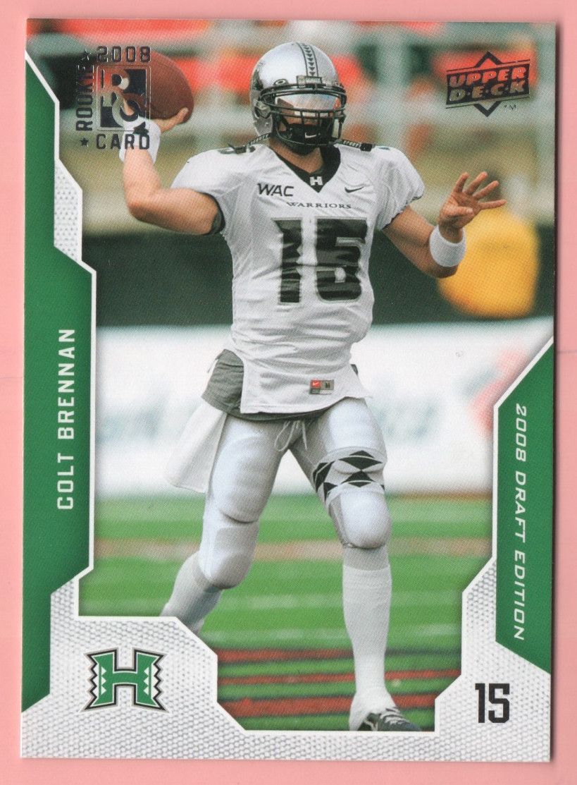 Colt Brennan Upper Deck Draft Edition #18 Base