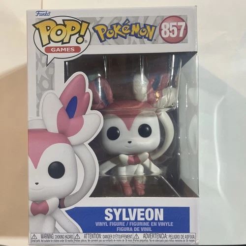 Funko Pop! Vinyl Sylveon - Pokémon Games Figure #857 Pink White Blue -