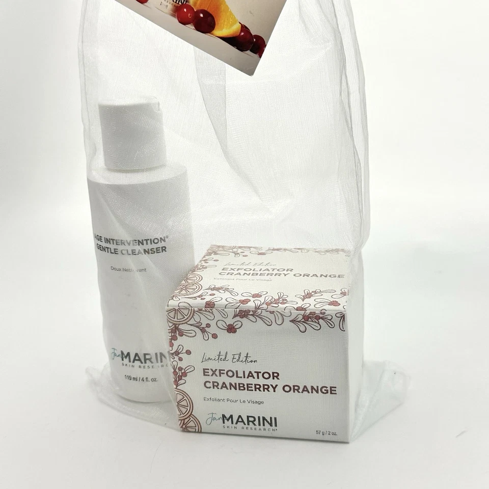 RARE Ready Set Glow Kit Jan Marini Cranberry Orange Exfoliator 57g & Cleanser Foto 2 de 4