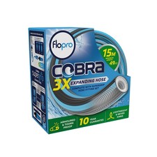 Flopro Cobra Expanding Hose 15m Expands 3 x Length | 50% Lighter | 20x Stronger 