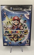 Mario Party 5 GameCube Case Only No Manual No Disc Black Label OEM