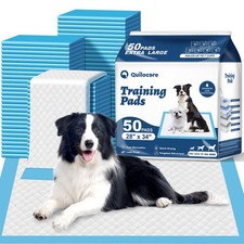 50 Count 28 x 34 XL Disposable Dog Pee Pads, Super Absorbent Leakproof Quic...