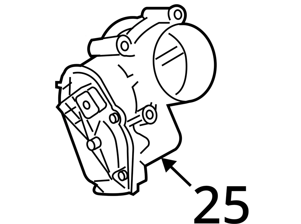 2014-2020 Ford Transit Connect Throttle Body PMQS3 - Image 4 of 4