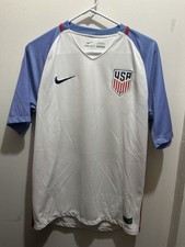Nike USA Men's Home Jersey 16/17 - White/Sky Blue Size M