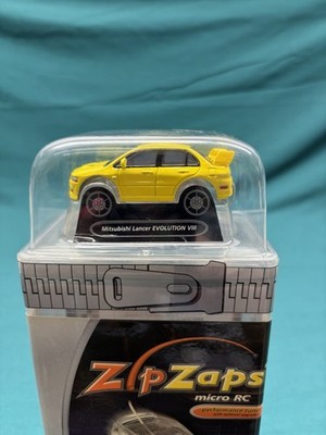 NEW Zip Zaps Micro RC Mitsubishi Lancer Evolution VIII Yellow 600