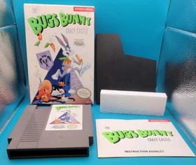 The Bugs Bunny Crazy Castle NES ( 1989) CIB Compete w/ Box, Manual, Cart.