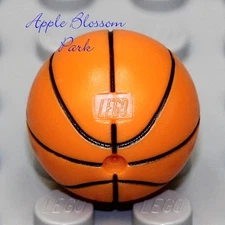 NEW 1 Lego Minifig Orange BASKETBALL Boy Girl Minifigure Toy NBA Ball Sport Gear
