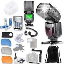 TTL Speedlite Flash for Canon DSLR Cameras TTL Cord L-Bracket Accessories