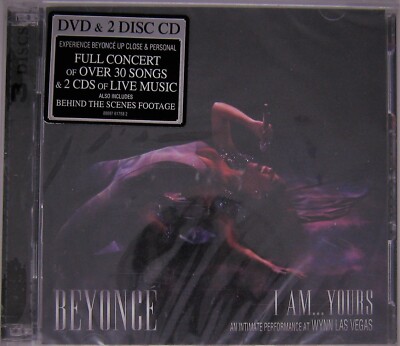 BEYONCE ''I AM YOURS AN INTIMATE PERFORMANCE..'' 2 CD+DVD, New & Sealed