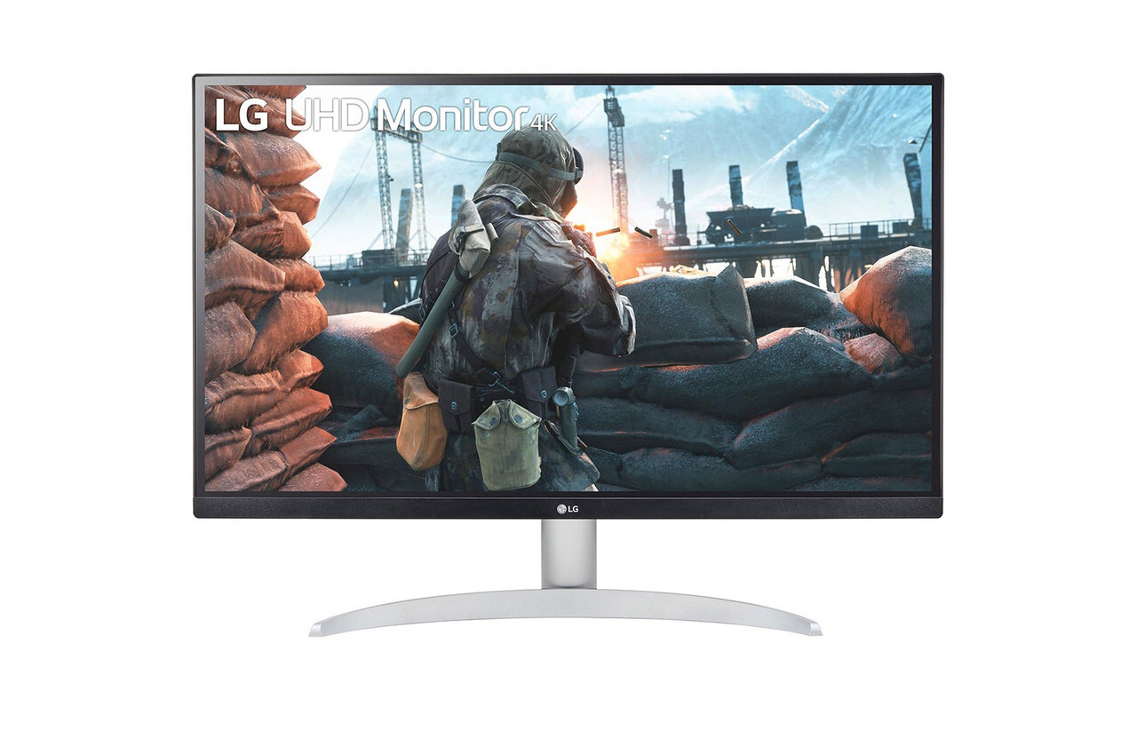 LG 27UP600K-W 27-Inch IPS UHD 4K HDR Office Monitor, 5ms, 60Hz, AMD FreeSync