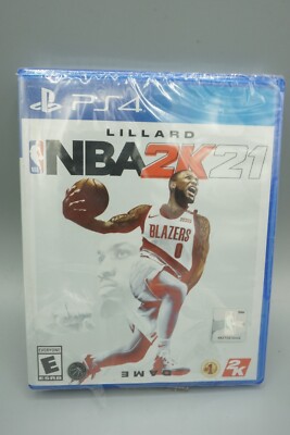 NBA 2K21 PS4 PlayStation 4 Free Shipping Loose Disc in Case Sealed