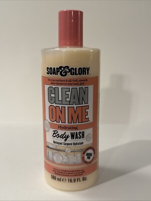 Soap & Glory Clean On Me Hydrating Body Wash  16.9 oz Original Pink