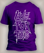 Live For This Tee Shirt Pro Club Shaka Big Tall Small Streetwear Purple T