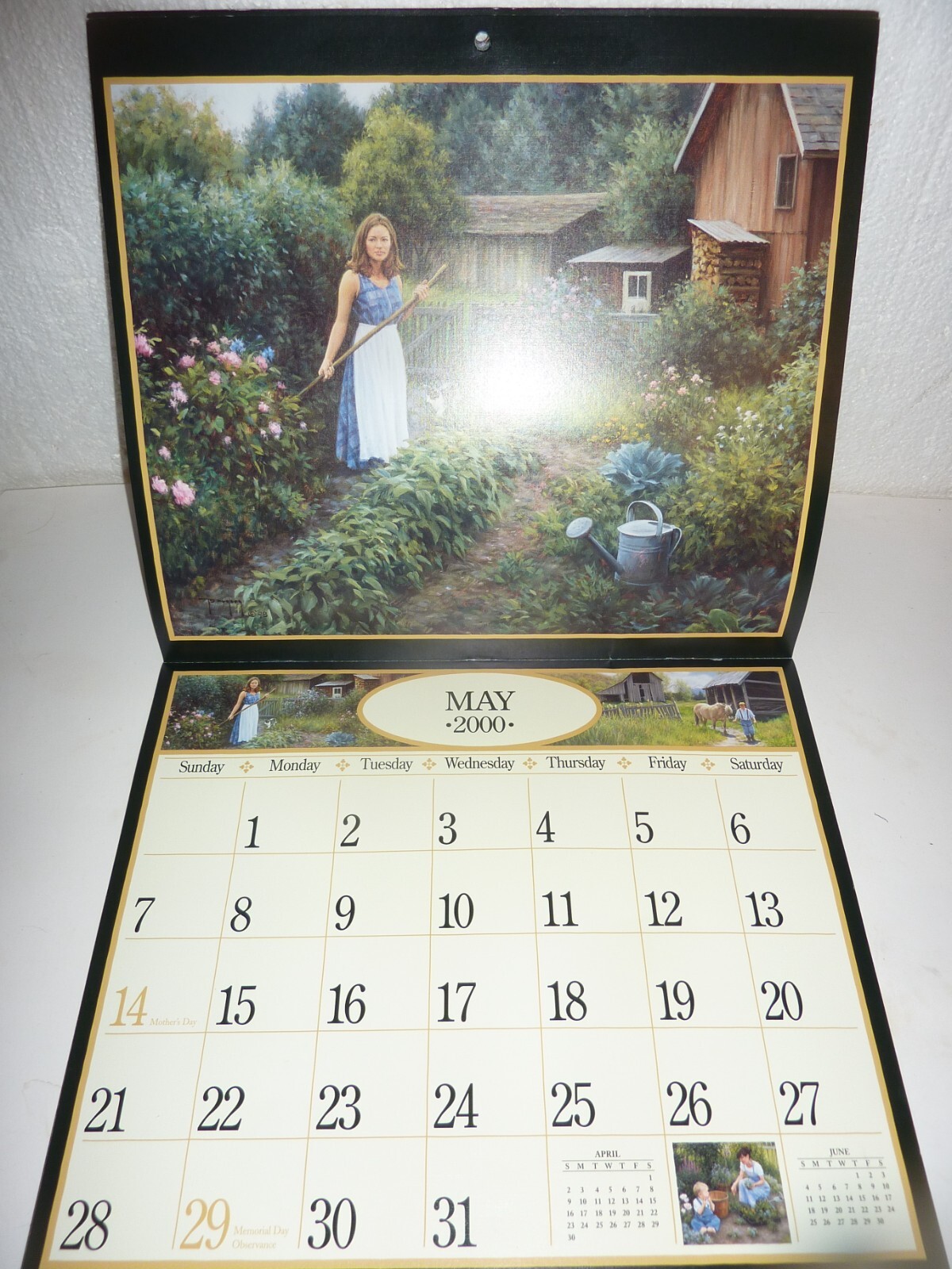 Vtg 2000 Homeland Calendar Bookmark Fine Art Calendar | eBay