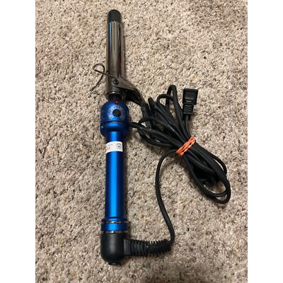 Hot Tools Professional Curling Iron  HT1181  Great Condition Blue 450 Degrees 1''