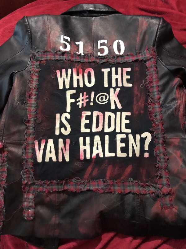 van halen leather jacket 