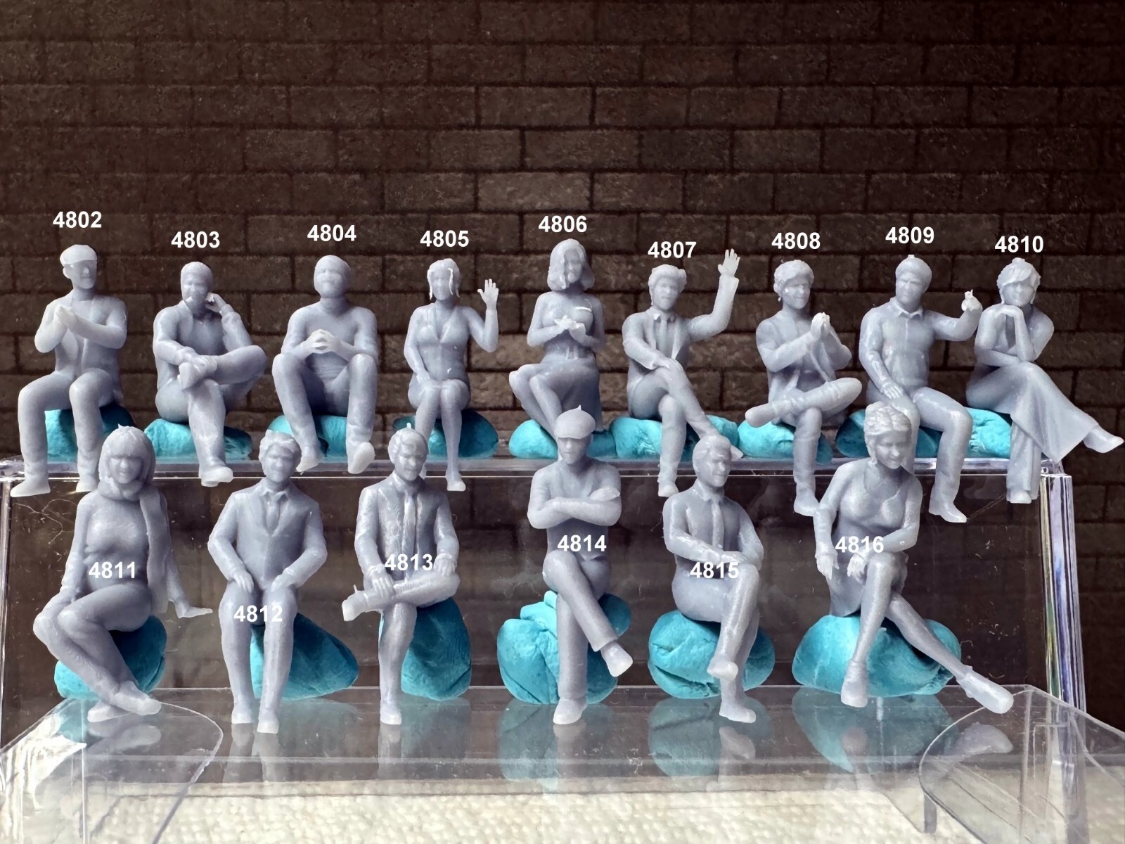 1:64 Figures  - For Dioramas Miniature Figures 164 Fig Lot 659 Doublegdiecast