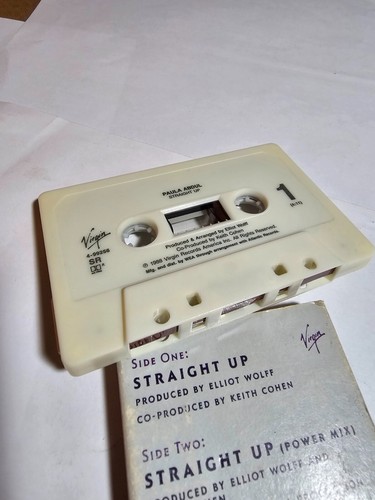 1980s PAULA ABDUL & GLORIA ESTEFAN CASSETTES SINGLES TAPES STRAIGHT UP FOREVER - Picture 18 of 18