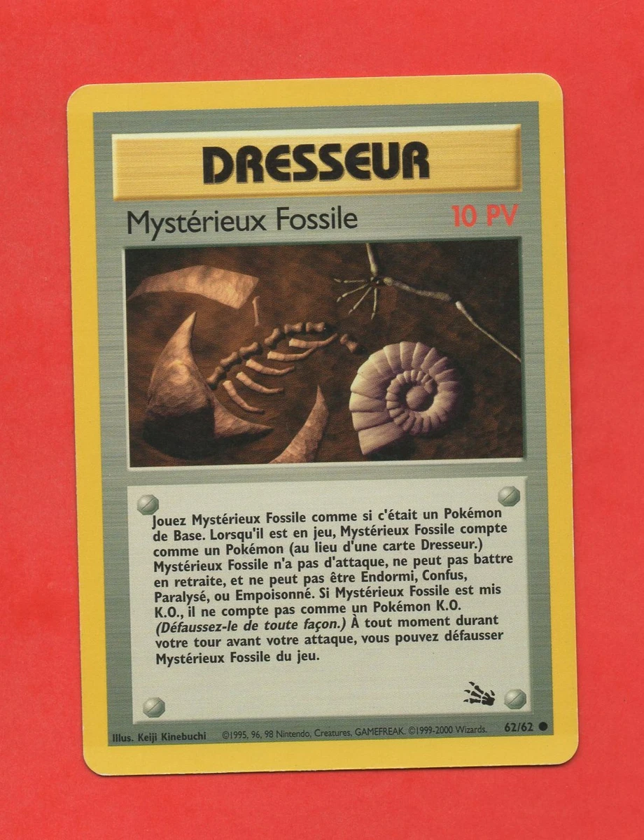 Pokémon Entrenador N° 62/62 - FÓSIL MISTERIOSO - 10PV (A6584)
