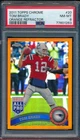 TOM BRADY 2011 TOPPS CHROME ORANGE REFRACTOR # 20 SP PSA! GOAT HOFER!