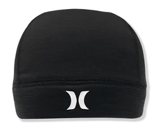 Hurley Skully Running Beanie / Scull Cap - NWT Adult One Size Black - #45994-N4