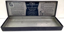 Vintage JC Higgins Gun Cleaning Kit Metal Box 2143 Sears and Roebuck Unrestored