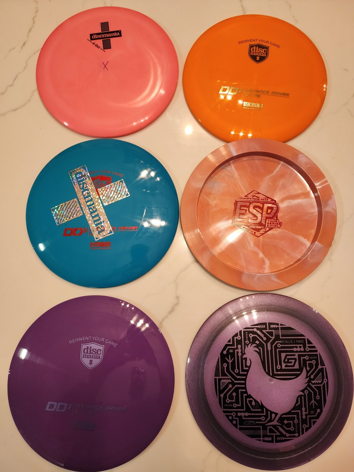 Disc Golf Lot 60 discs! All New. Discmania, Discraft, MVP. List In Descrip. eBay