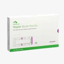 Molnlycke Mepilex Border Post-Op Foam Dressing 4 x 6" 496300 EXP 12/2025