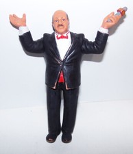 Vintage 1986 LJN Titan Sports Mean Gene Okerlund WWF WWE Wrestling Figure LOOSE