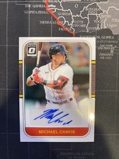 2021 Panini Donruss Optic Michael Chavis Auto Red Sox