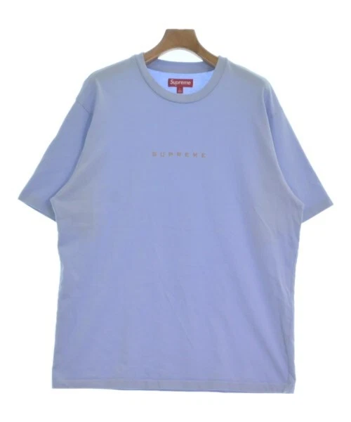 T shirt Supreme / Coupe et Couture Bleu Clair L 2200474346033