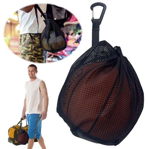 Single Ball Bags Mesh Carry Bag Sports Ball Bag for Basketball