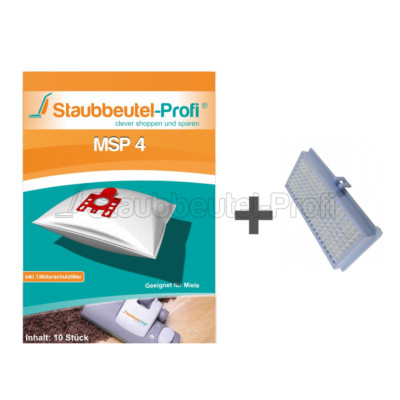 10  Staubsaugerbeutel, 1 Hepafliter passend für Miele Classic C1