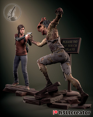 Ellie - The Last of Us - Fan Art Figur - 3D Resin Print 124mm / 70mm Bust