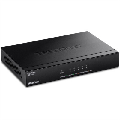 TRENDnet TEG-S350 5-Port 2.5G Switch, schwarz, V2.0R