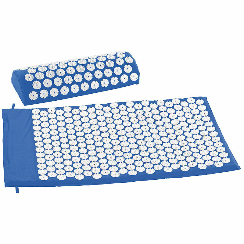 newgen medicals Entspannungsmatte und Entspannungskissen mit Druckpunkten im Set