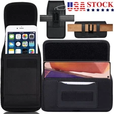 Universal Cell Phone Holder Belt Clip Loop Card Slot Pouch Bag Wallet Case Cover