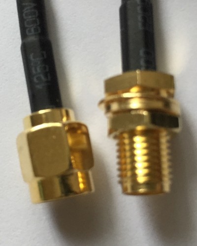 Reverse SMA auf Stecker SMA 50cm Anschluss an Quansheng Boafeng ect Antennenbuchse - Bild 5 von 5