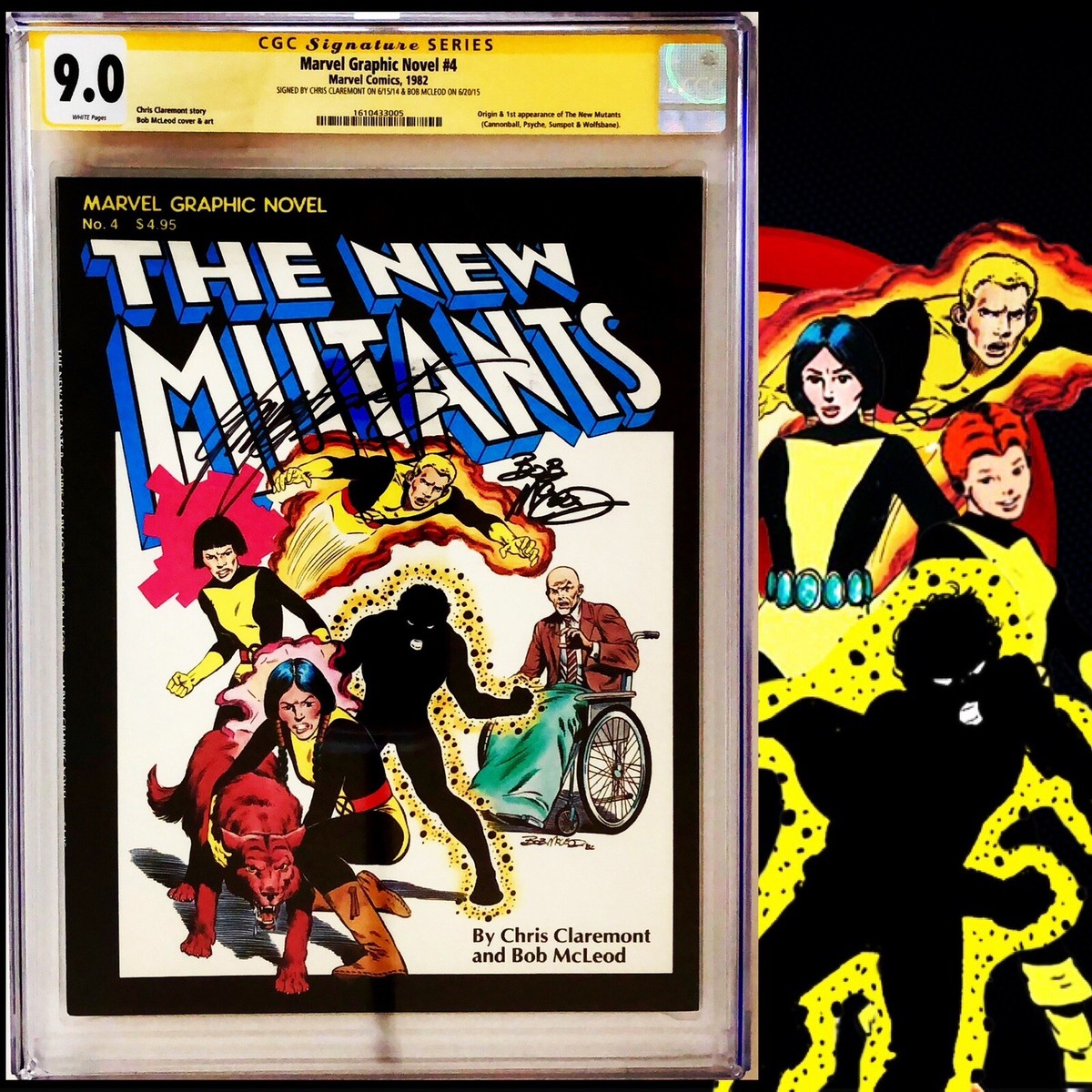CGC 9.0 SS Marvel Graphic Novel #4 signed by Claremont & McLeod