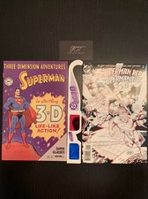Three-Dimension Adventures Superman NN Superman Red/ Blue 1998 W/Glasses NM/M
