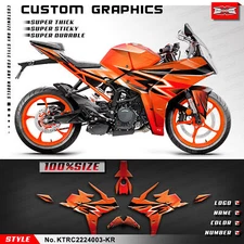 Graphics Decal Kit Stickers Complete for RC 125 RC 200 RC390 2022 2023 2024 DIY