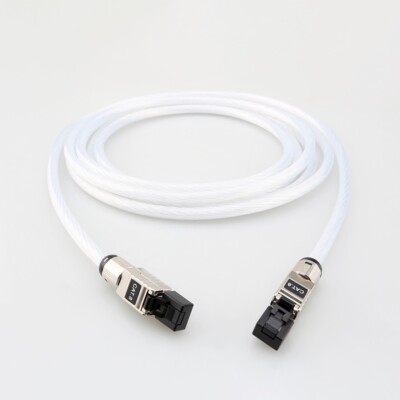 HiFi OCC Silver Plated Ethernet Cable High-speed Cat 8 Network Wire for PC Route