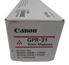 Canon Genuine Color Toner GPR-31 Magenta For iR-ADV C5030/C5035/C5235/C5240