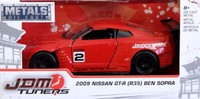 2009 Nissan GT-R R35 Ben Sopra Jdm Tuners Greddy Rot Red 1:32 Jada Toys 98651