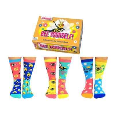 United Oddsocks Bee Yourself Women's Odd Socks Christmas Gift